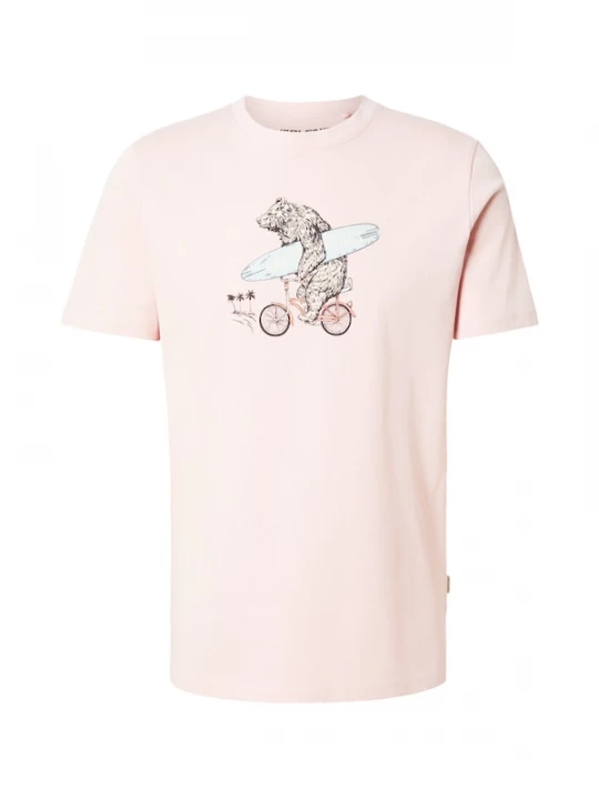 Foto van product BLEND Shirt 'BHKarsten' beige / lichtblauw / perzik