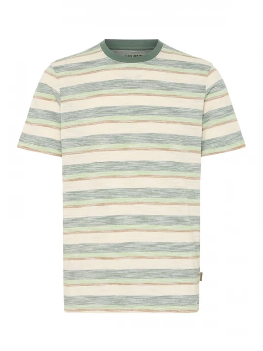 Foto van product BLEND Shirt 'BHKobe' crème / bruin / lichtgroen / donkergroen