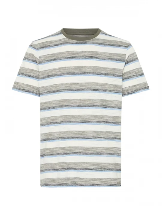 Foto van product BLEND Shirt 'BHKobe' lichtblauw / grafiet / pastelgroen / groen gemêleerd