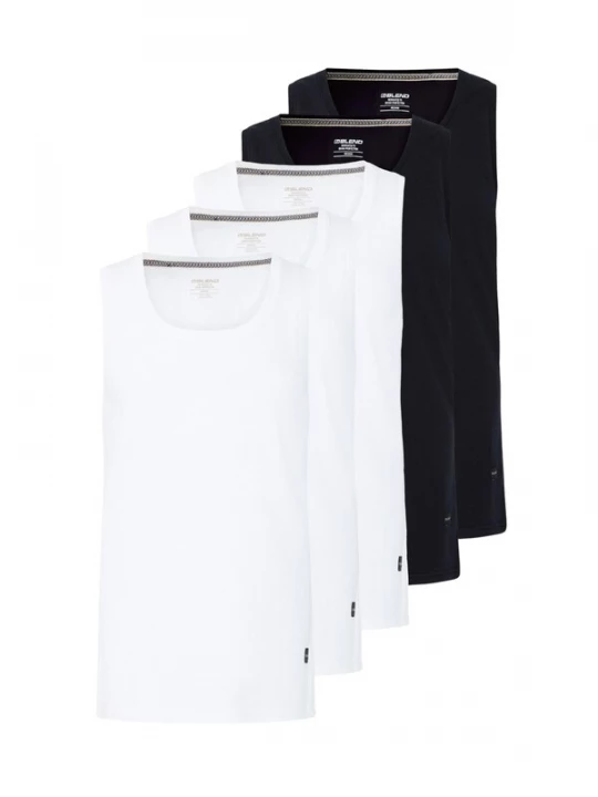 Foto van product BLEND Shirt ' BHKris 5 Pack ' zwart / wit