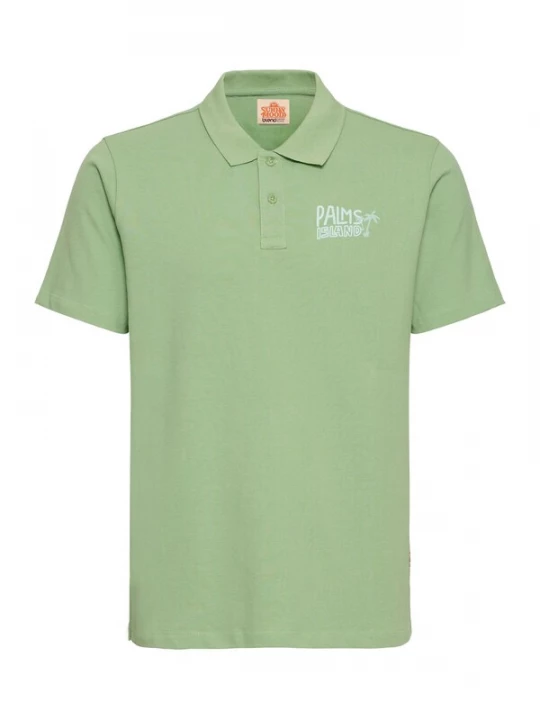 Foto van product BLEND Shirt ' BHMaille Polo ' lichtgroen