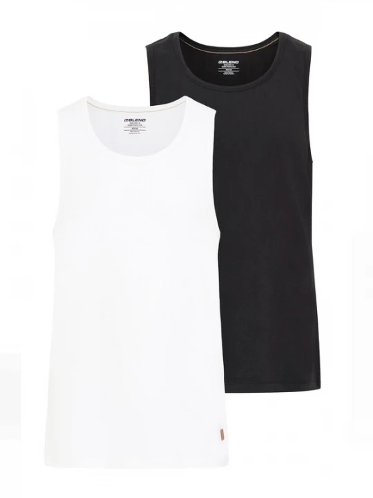 Foto van product BLEND Shirt 'BHMBHOLE' zwart / wit