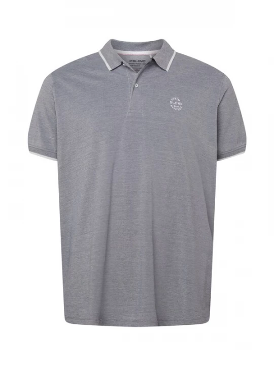 Foto van product BLEND Shirt 'BHNATE' duifblauw / wit