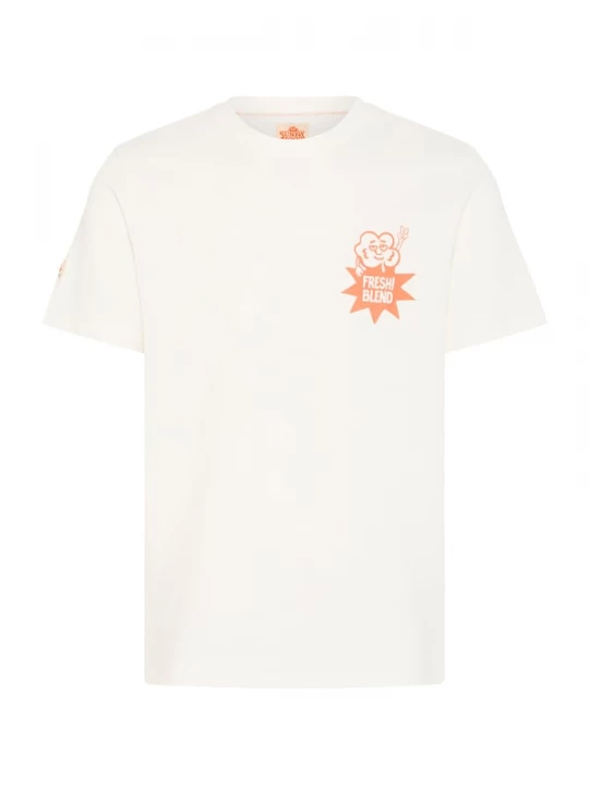 Foto van product BLEND Shirt 'BHSUN WATERMELON' blauw / koraal / wit