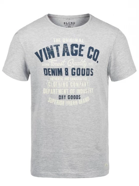 Foto van product BLEND Shirt 'BHVadim' blauw / grijs / wit
