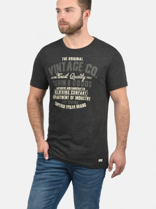 Foto van product BLEND Shirt 'BHVadim' ecru / antraciet