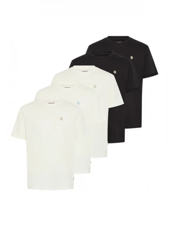 Foto van product BLEND Shirt ' BHVIGT 5 pack ' gemengde kleuren