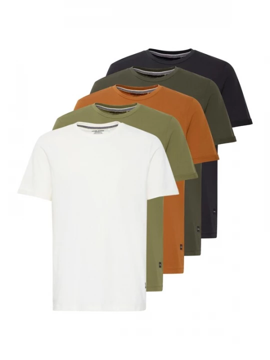 Foto van product BLEND Shirt blauw / bruin / groen / natuurwit