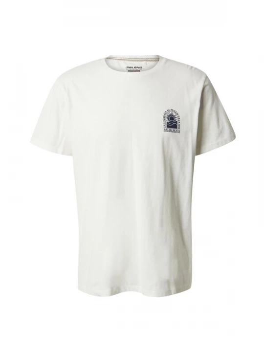 Foto van product BLEND Shirt blauw / geel / jade groen / wit