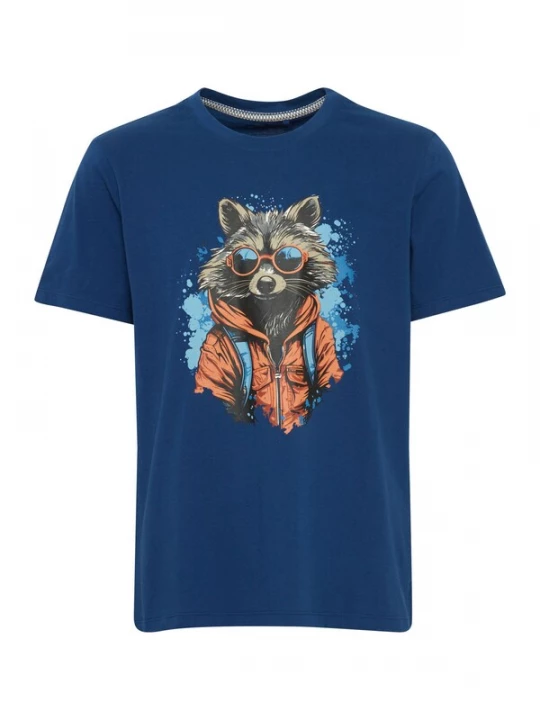 Foto van product BLEND Shirt blauw / gemengde kleuren