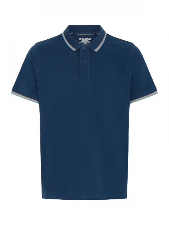 Foto van product BLEND Shirt blauw / hemelsblauw / bruin