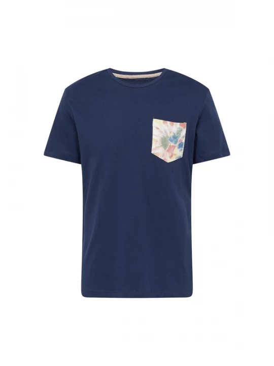Foto van product BLEND Shirt blauw / lichtgeel / grasgroen / oranjerood