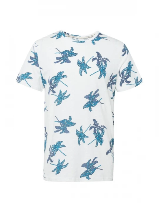 Foto van product BLEND Shirt blauw / wit