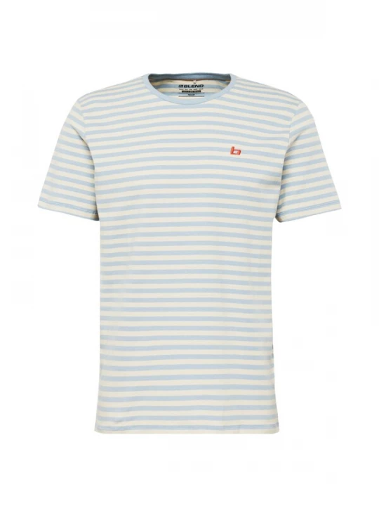 Foto van product BLEND Shirt 'Dinton' ecru / lichtblauw