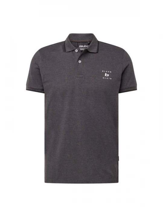 Foto van product BLEND Shirt donkergrijs / wit