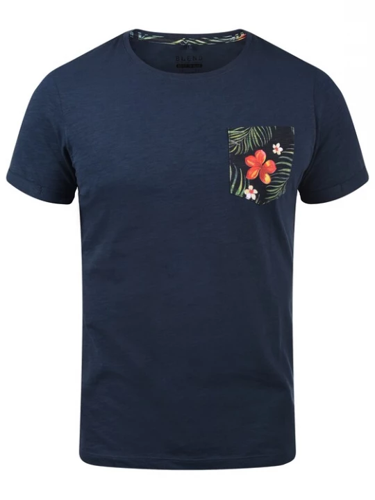 Foto van product BLEND Shirt 'Florens' navy / gemengde kleuren