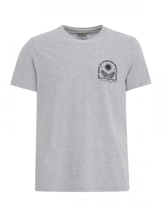 Foto van product BLEND Shirt grijs / zwart