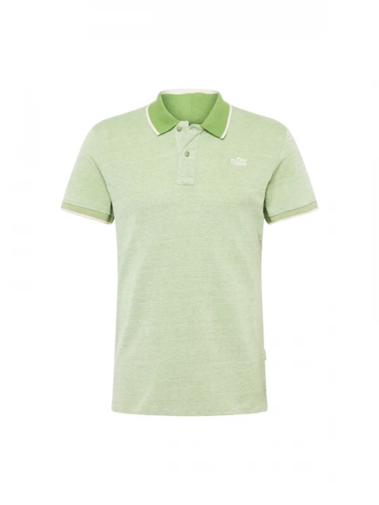 Foto van product BLEND Shirt groen / wit