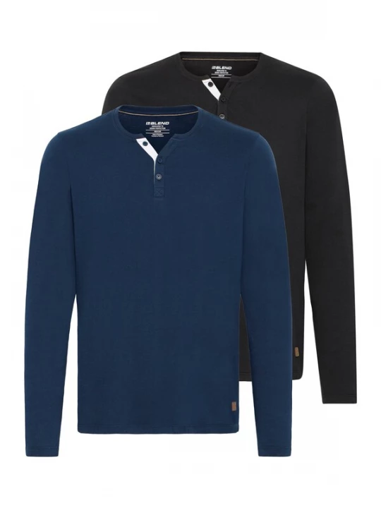 Foto van product BLEND Shirt 'HOLLIE ' navy / zwart