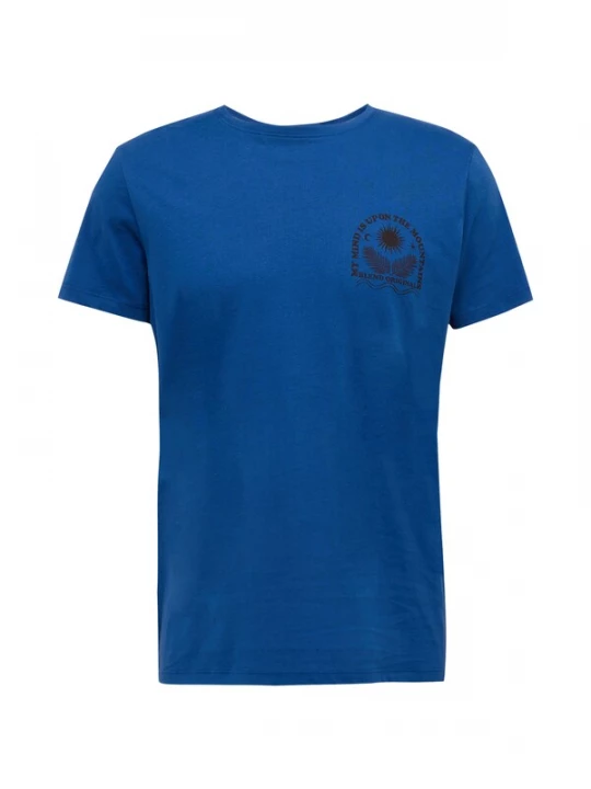 Foto van product BLEND Shirt kobaltblauw / zwart / wit