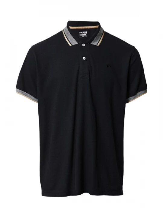 Foto van product BLEND Shirt lichtbeige / zwart / wit