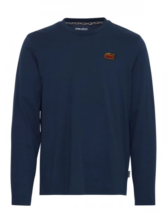 Foto van product BLEND Shirt navy / bloedrood