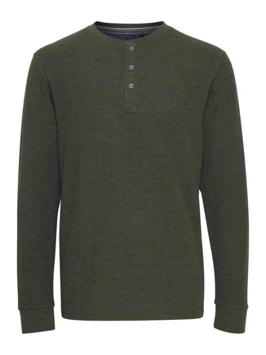 Foto van product BLEND Shirt 'Noble' olijfgroen