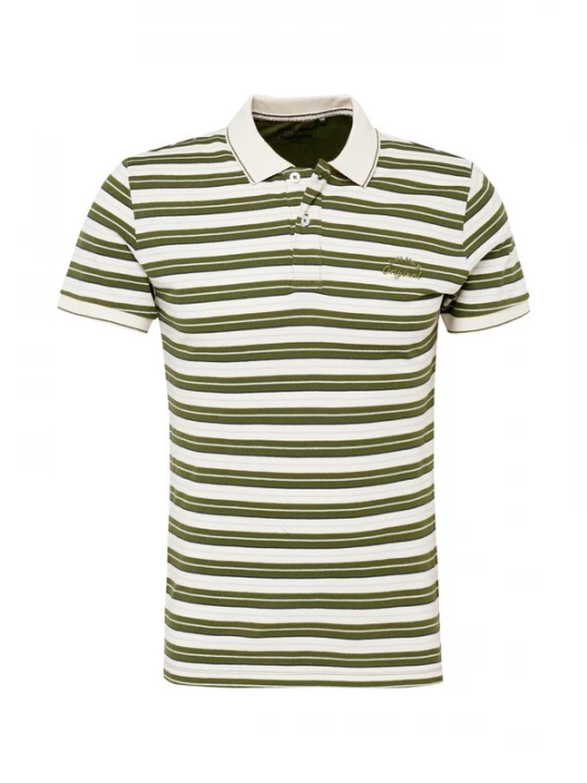 Foto van product BLEND Shirt olijfgroen / natuurwit