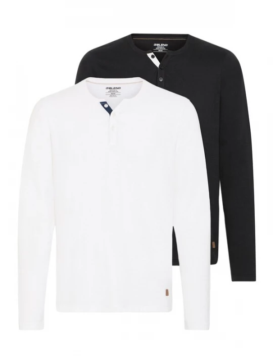 Foto van product BLEND Shirt ' OLLIE ' zwart / wit