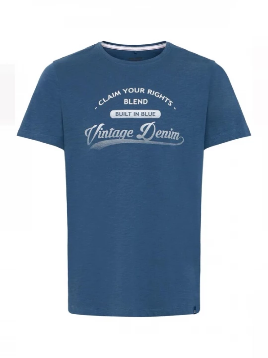 Foto van product BLEND Shirt 'PILO' blauw / wit