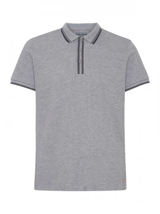 Foto van product BLEND Shirt stone grey / zwart