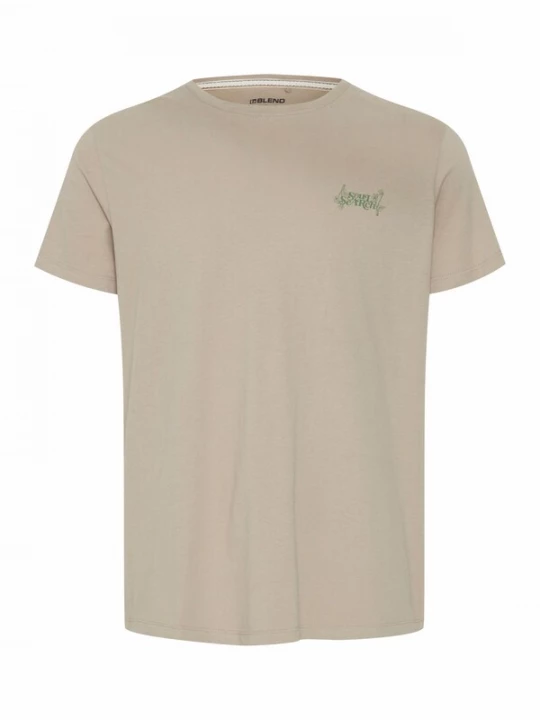 Foto van product BLEND Shirt 'Tee' beige / groen