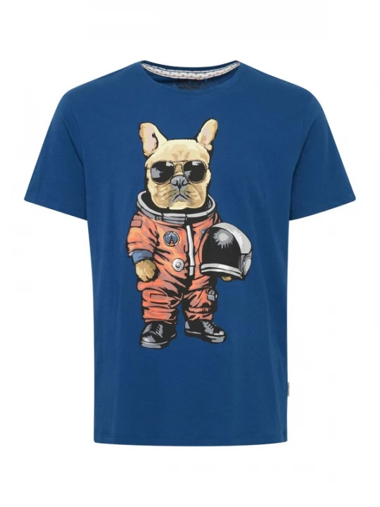 Foto van product BLEND Shirt 'Tee' donkerblauw / gemengde kleuren