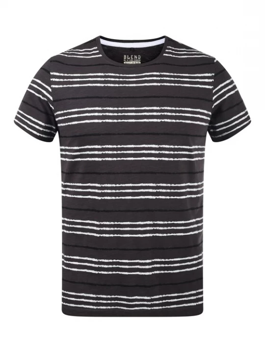 Foto van product BLEND Shirt 'Valle' grijs / wit