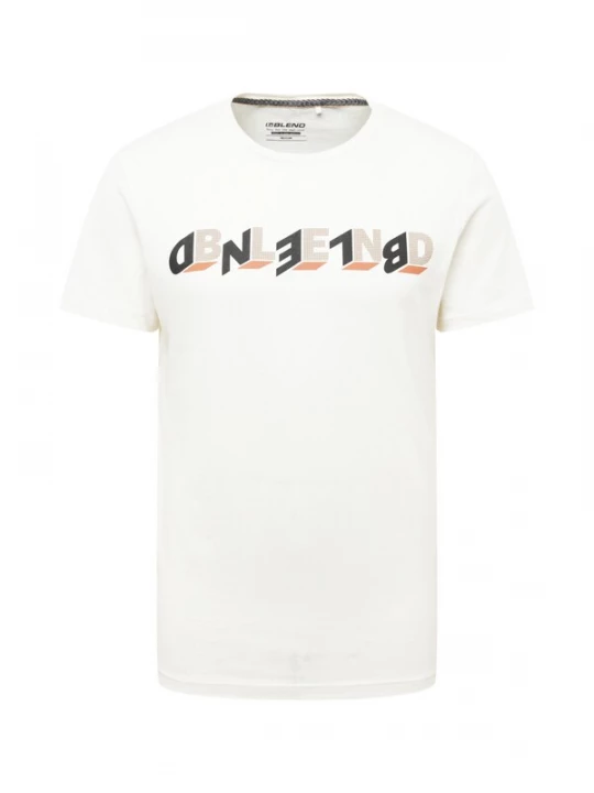Foto van product BLEND Shirt zalm roze / zwart / wit