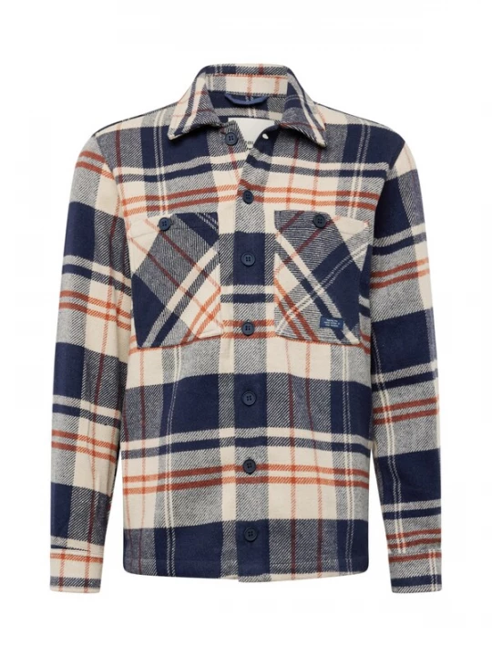 Foto van product BLEND Tussenjas beige / navy / koraal