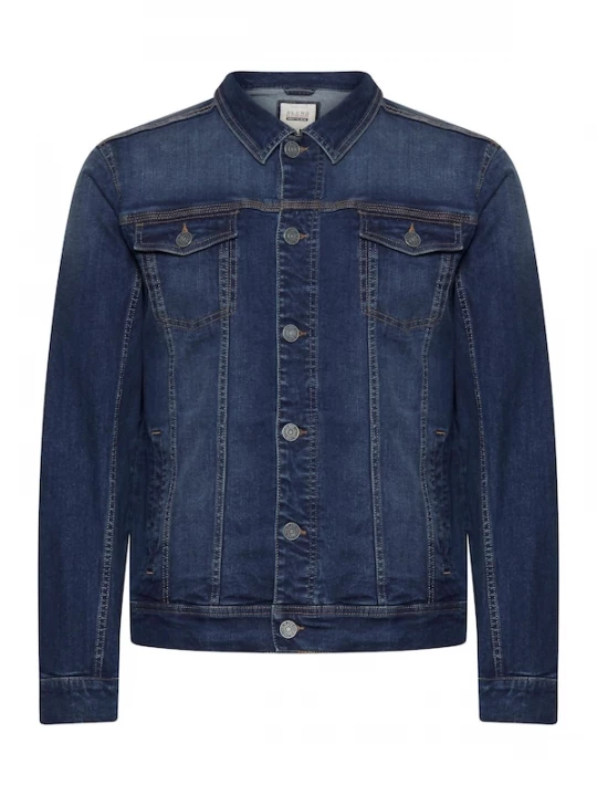 Foto van product BLEND Tussenjas blauw denim / donkerblauw