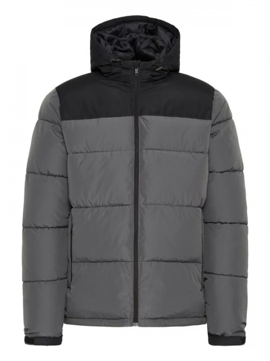 Foto van product BLEND Winterjas 'Bankli' donkergrijs / zwart