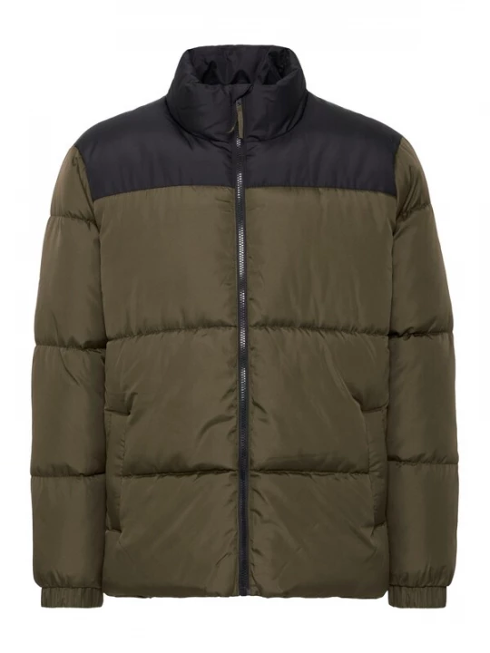 Foto van product BLEND Winterjas 'BHELWIN' donkergroen / zwart