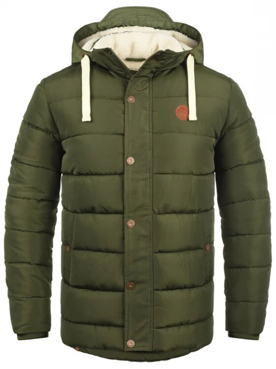 Foto van product BLEND Winterjas 'BHFrederic' groen / natuurwit