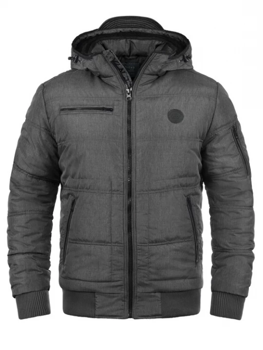 Foto van product BLEND Winterjas 'Boris' grijs / zwart