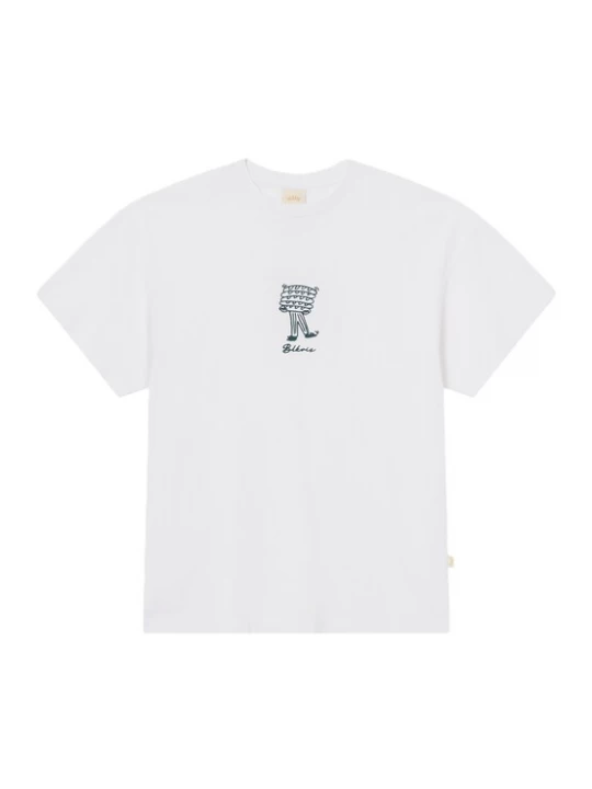 Foto van product BLKVIS Shirt 'Bakery' donkergroen / wit