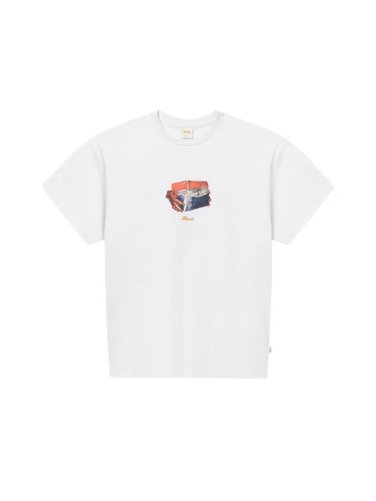 Foto van product BLKVIS Shirt 'Shoebox' donkerblauw / donkergeel / knalrood / wit