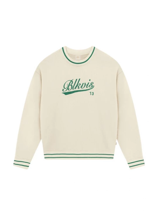 Foto van product BLKVIS Sweatshirt 'Athletics' groen / offwhite