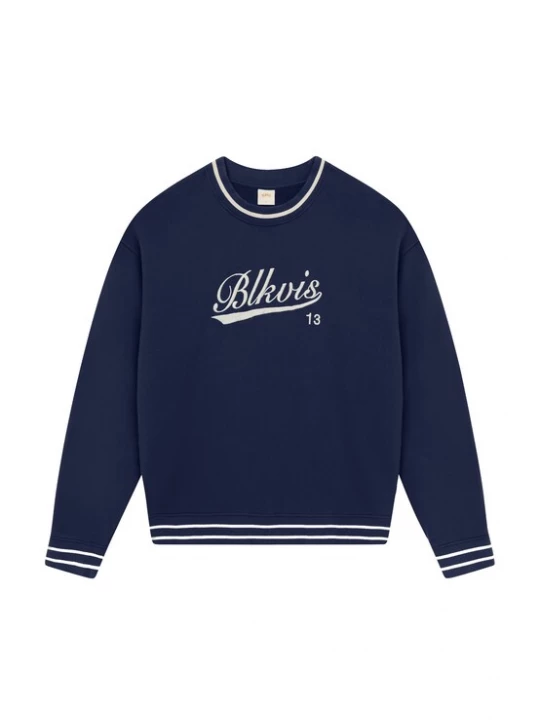 Foto van product BLKVIS Sweatshirt 'Athletics' navy / wit