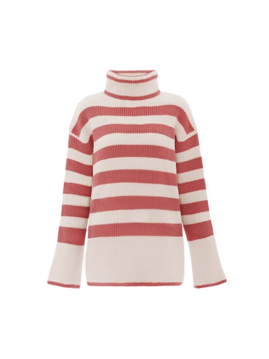 Foto van product BLONDA Trui beige / rood