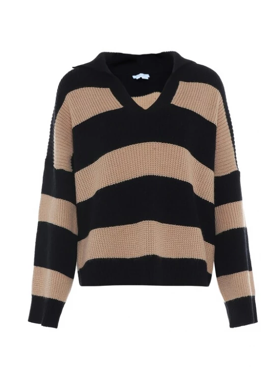 Foto van product BLONDA Trui beige / zwart