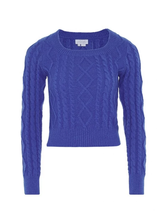 Foto van product BLONDA Trui royal blue / koningsblauw