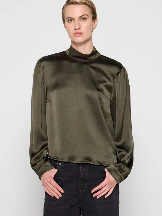 Foto van product Blouse American Vintage donkergroen