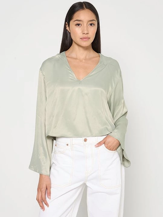 Foto van product Blouse American Vintage lichtgroen